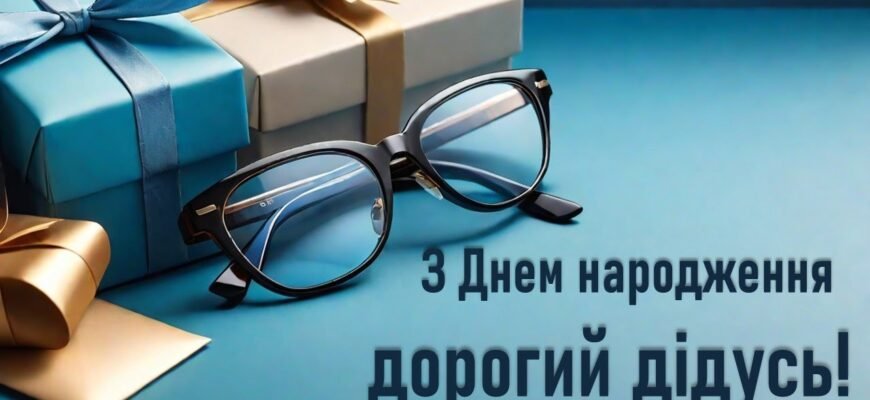 Дідусь мій улюблений, я від душі вітаю тебе з днем народження!