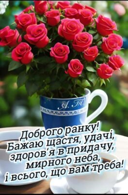 Доброго ранку! Прокинься, збадьорись і за роботу!