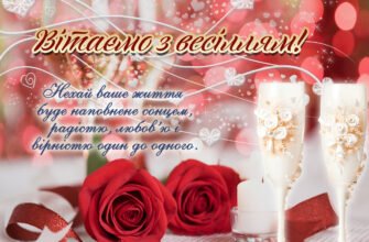 Дорога сестра, вітаємо тебе з днем весілля