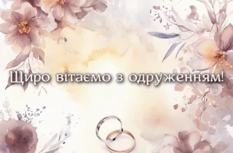 Дорогі діти, щиро вітаємо вас з Днем одруження!