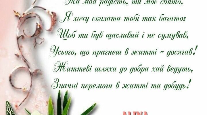 Дорогий друже Сьогодні ти став на рік старшим