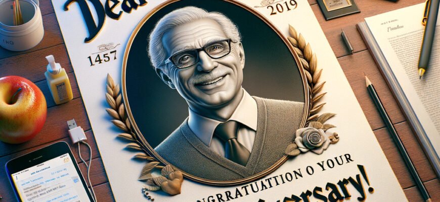 Дорогий татко! Вітаємо тебе з серйозною датою – 50-річчям!