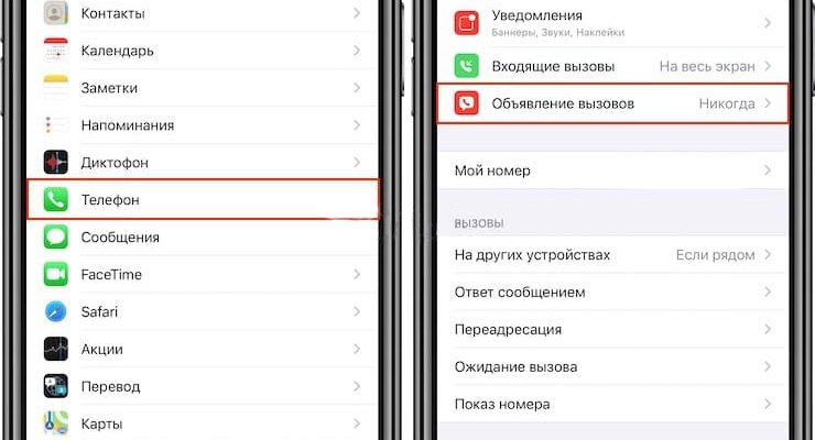Як вимкнути сповіщення про імена абонентів під час дзвінків на телефоні?