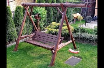 Ефективний гайд: як самостійно змайструвати дерев’яну качелю