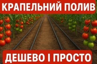 Як самостійно облаштувати крапельний полив для ваших помідорів