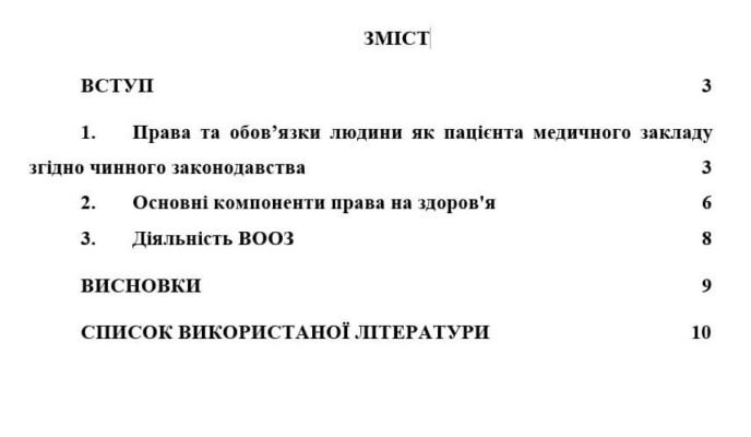Як правильно оформити зміст реферату: покрокова інструкція для студентів
