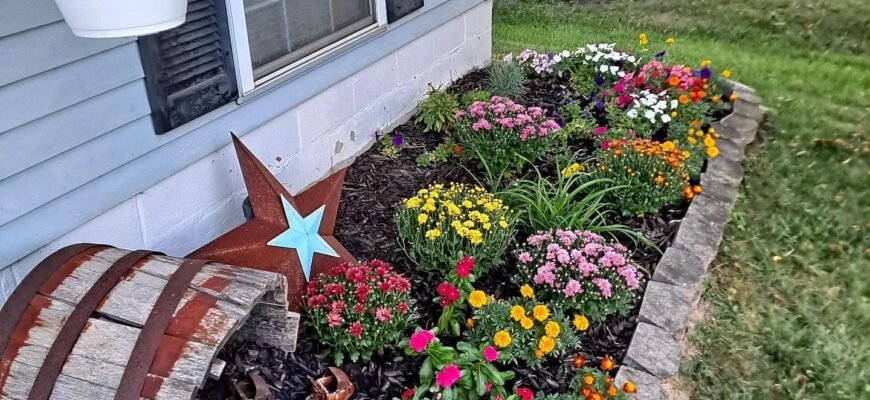 Як оформити клумбу біля дому: поради для створення ідеального саду