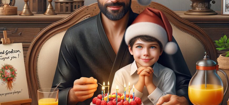 Коханий хрещеник, вітаю тебе з днем народження!