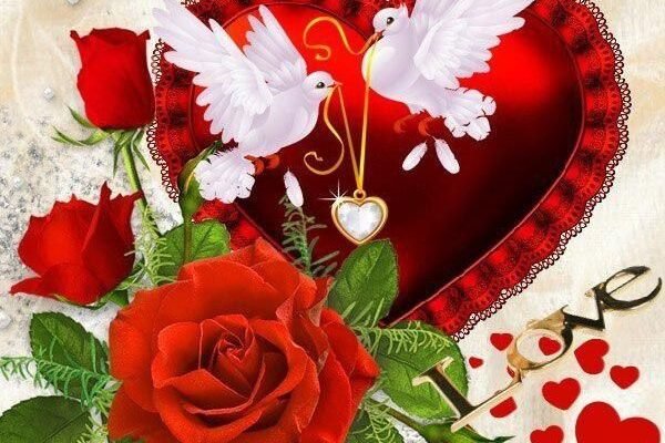 Коханий, з Днем святого Валентина! Нехай наші серця б’ються в унісон