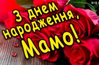 Люба мамо, вітаю з днем народження!