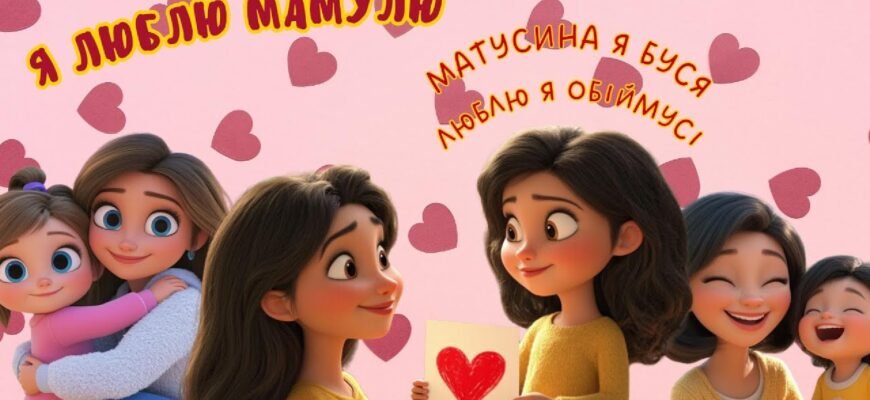 Мамусю, ти — людина, яка завжди вислухає