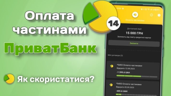 Оформлення оплати частинами в Приват24: покрокова інструкція