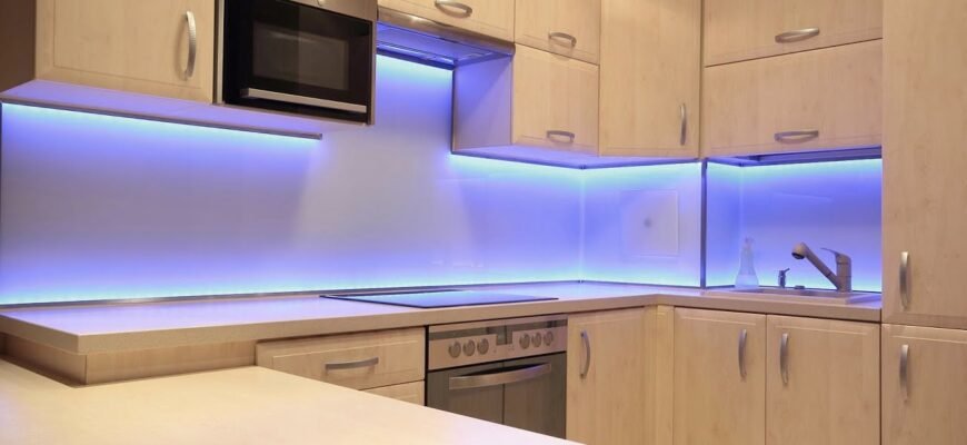 Ефективні поради з встановлення підсвітки на вашій кухні самостійно