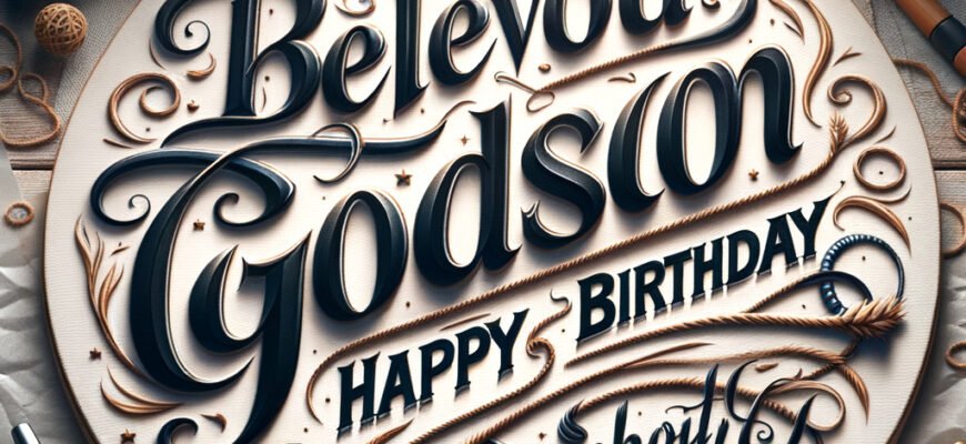 Мій дорогий похресник, з днем народження тебе