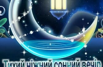 Моя кохана, спокійної ночі!