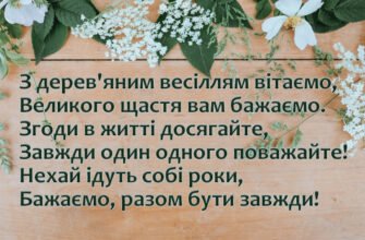 На дерев’яну річницю весілля чудової пари, через 5 років спільного життя