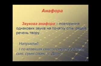 Що таке анафора: визначення, особливості і приклади з літератури