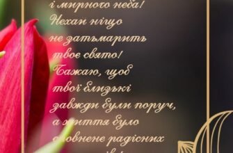 Сестричка, в цей день, день твого народження, хочу побажати тобі того, чого бажаю собі