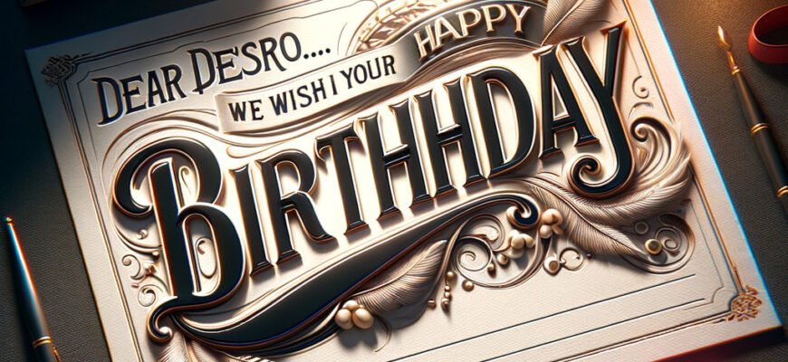 Шановний _____ вітаємо Вас з днем народження