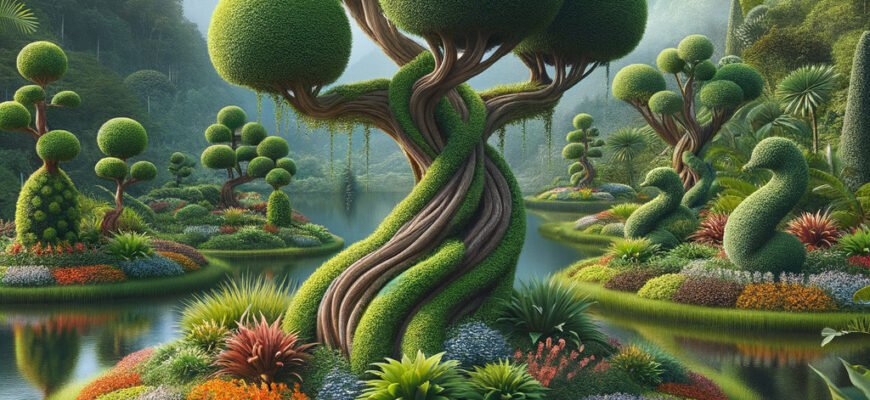 Що таке топіар: мистецтво формування рослинних скульптур для саду