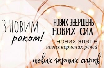 Щиро вітаю з Новим роком! Бажаю оточення позитивних людей