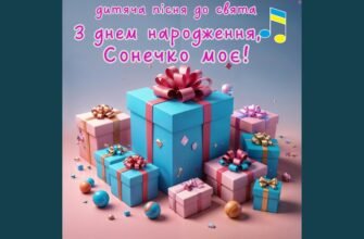 Сонечко, з днем народження! Бажаємо тобі здоров’я