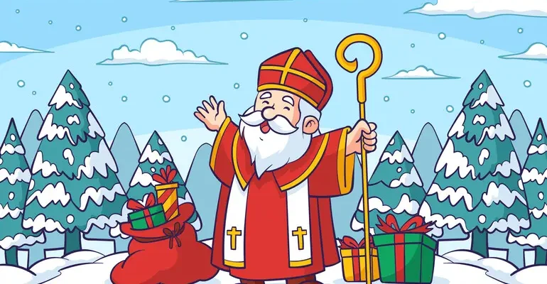 У День Святого Миколая всі слухняні діти чекають на подарунки!