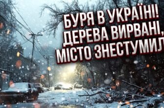 У горах жила людина. Почався сильний ураган