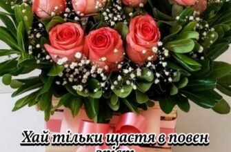 У твій день народження бажаю вихору щастя