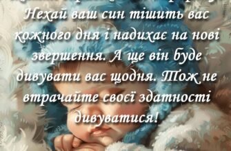 Велике щастя — народження сина, щиро вітаю