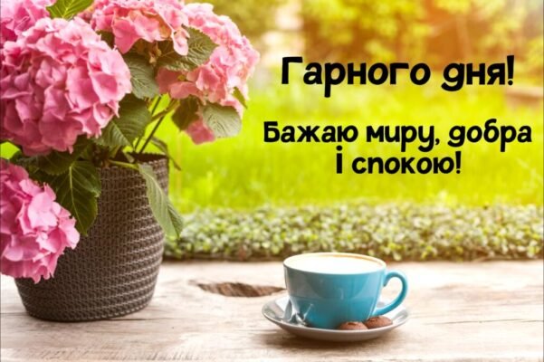 Від душі бажаю приємного, успішного і гарного дня