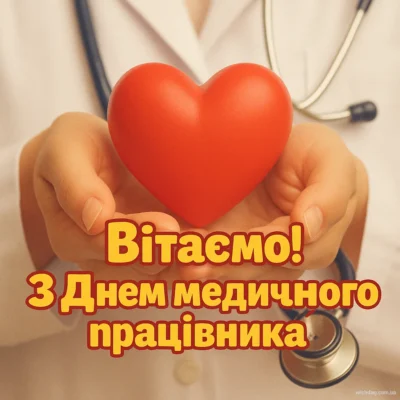 Вітаємо з чудовим днем медика! Бажаємо богатирського здоров’я