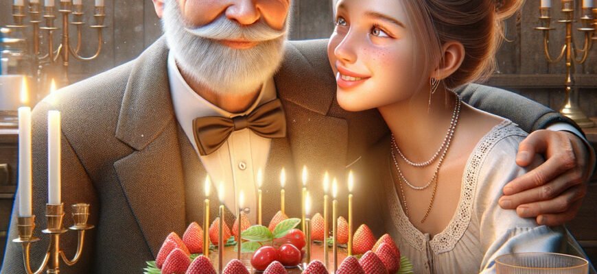 Вітаємо з ювілеєм нашого улюбленого дідуся!