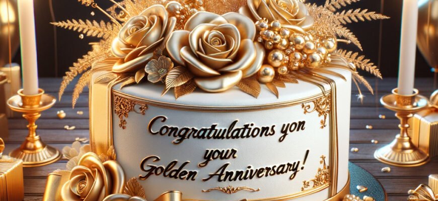 Вітаю тебе з золотим ювілеєм – з 50-річчям!