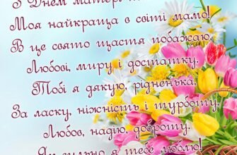 Вітаю з Днем матері! Бажаю мати нескінченну кількість приводів