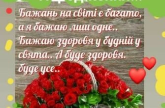 Вітаю з днем народження! Бажаю радості, здоров’я