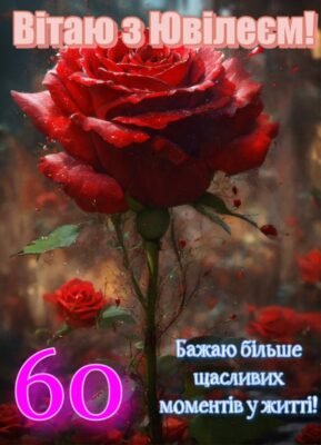 Вітаю з ювілеєм, з блискучим 60-річчям Вітаю з ювілеєм, з блискучим 60-річчям