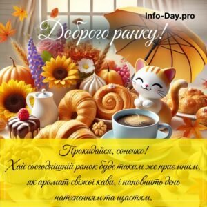 Вітаю з новим днем та з новим ранком