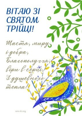 Вітаю з Трійцею і щиро бажаю йти дорогою, встеленою пелюстками щастя