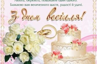 Вітаю зі сталевим весіллям! Нехай чоловік буде для соєю коханої