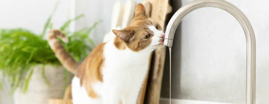 Чому кіт п'є багато води?