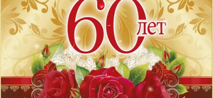 Я вітаю Вас з 60-річчям, адже це чудова дата
