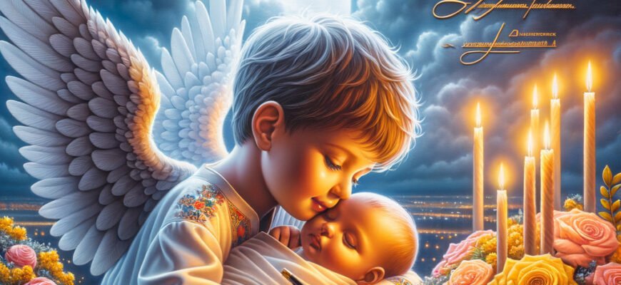 З днем народження, хрещеник. Бажаю, щоб твій ангел-хоронитель тебе оберігав