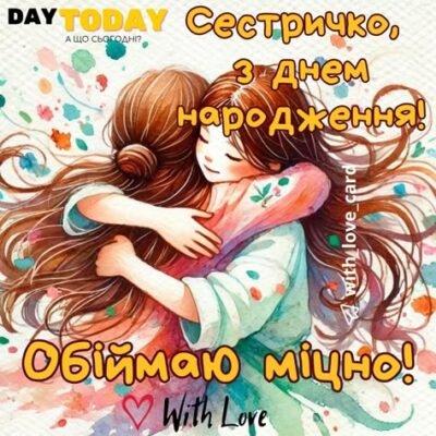 З днем народження, кохана сестричка! Здається, що ще зовсім недавно ми ділили одну іграшку