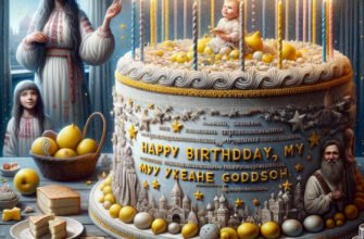 З днем народження, мій дорогий хрещеник