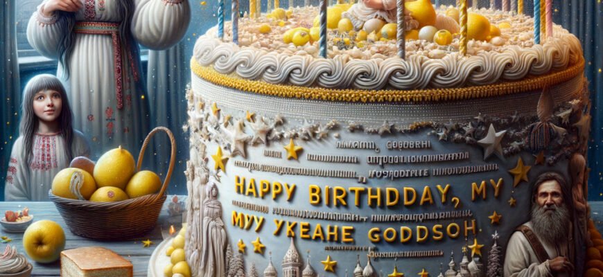 З днем народження, мій дорогий хрещеник