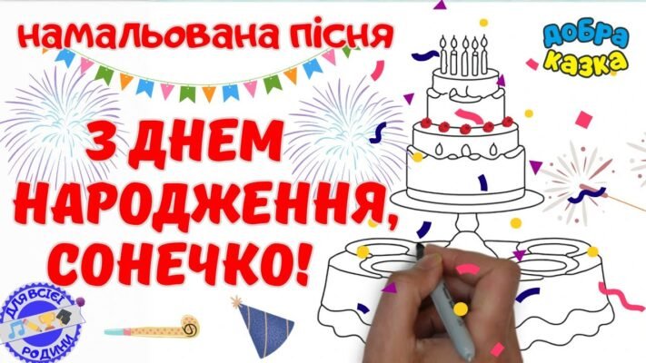 З Днем народження, сонечко! Бажаю тобі бути найвеселішою