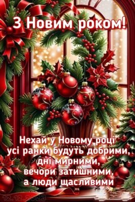 З Новим роком! Бажаю чарівного настрою