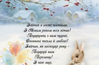 З Новим роком! Нехай свято принесе достаток, тепло, здоров’я