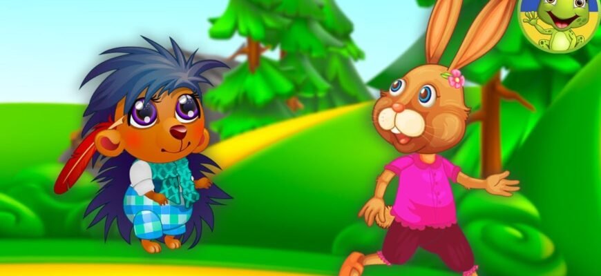 Жив у лісі заєць, який уявив себе самим швидким звіром